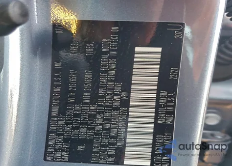 2025 Toyota Corolla Cross Le z USA, uszkodzony, nr VIN 7MUCAAAG1SV150278